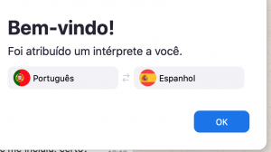 Tradução simultânea pelo Zoom 